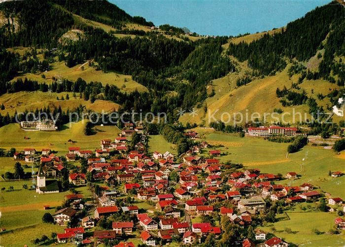 Bad Oberdorf mit Alpenhof und Luitpoldbad Fliegeraufnhme