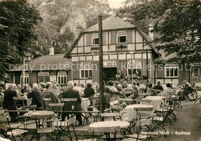 Ilsenburg Harz Kurhaus Gartenterrasse