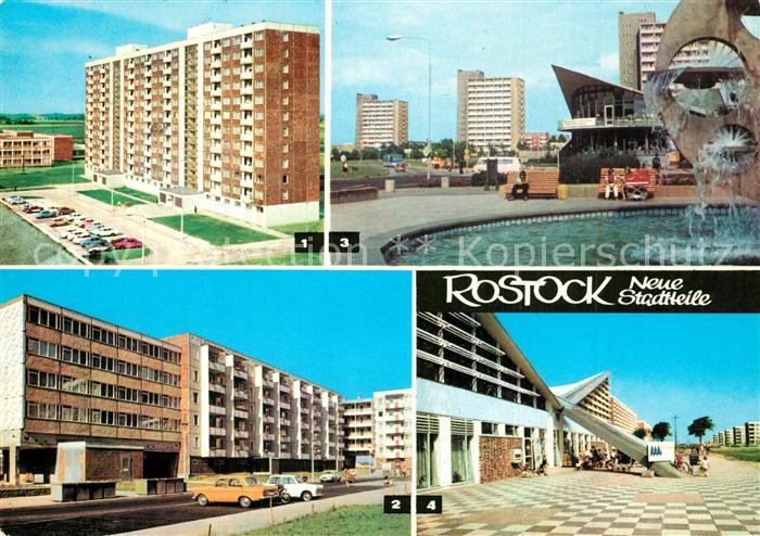 Rostock Neue Stadtteile Luetten Klein Evershagen Suedstadt Wohnblocks Siedlung B