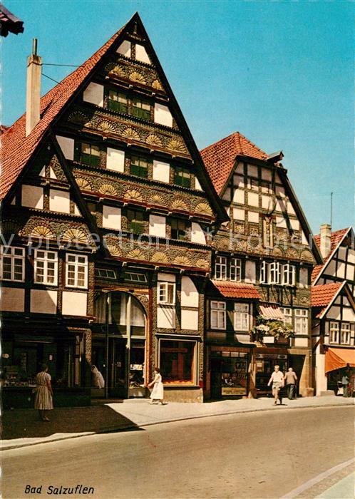 Bad Salzuflen Alte Haeuser Langestrasse Fachwerkhaeuser