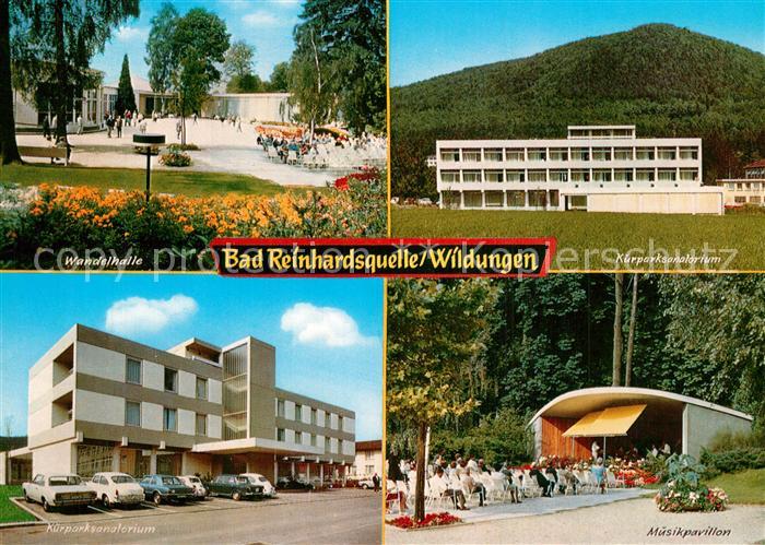 Bad Reinhardsquelle Wandelhalle Kurpark Sanatorium Musikpavillon