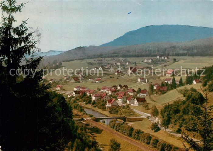 Huzenbach Panorama Murgtal Schwarzwald
