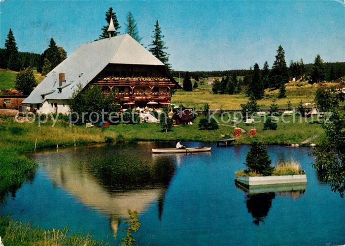 Schluchsee Hotel Muehle Teich Hoehenluftkurort im Schwarzwald