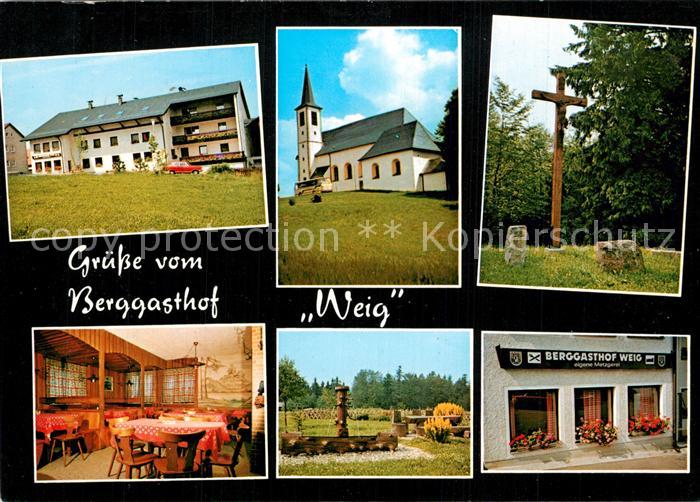 Oberfahrenberg Waldthurn Berggasthof Weig Kapelle Kreuz