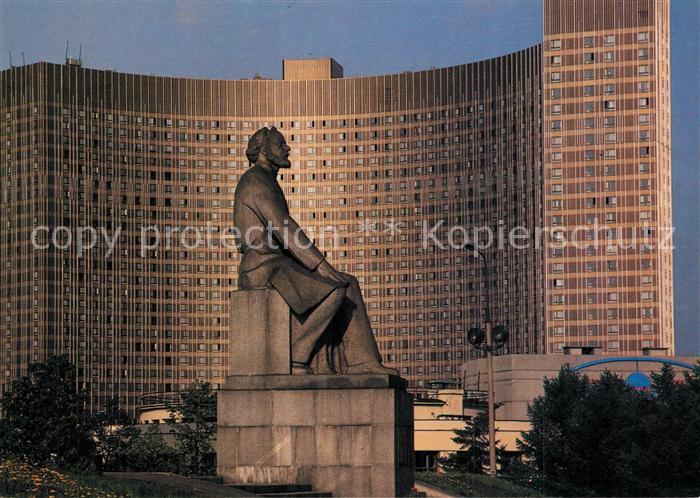Moskau Moscou Hotel Kosmas Debkmal Tsiolkovsky