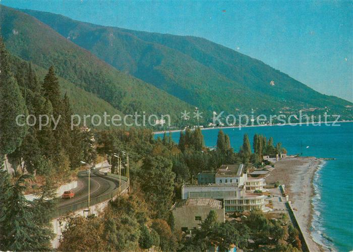 Gagra Strasse Strand