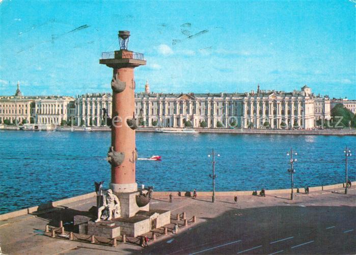 Leningrad St Petersburg Rostolnaja Kolone