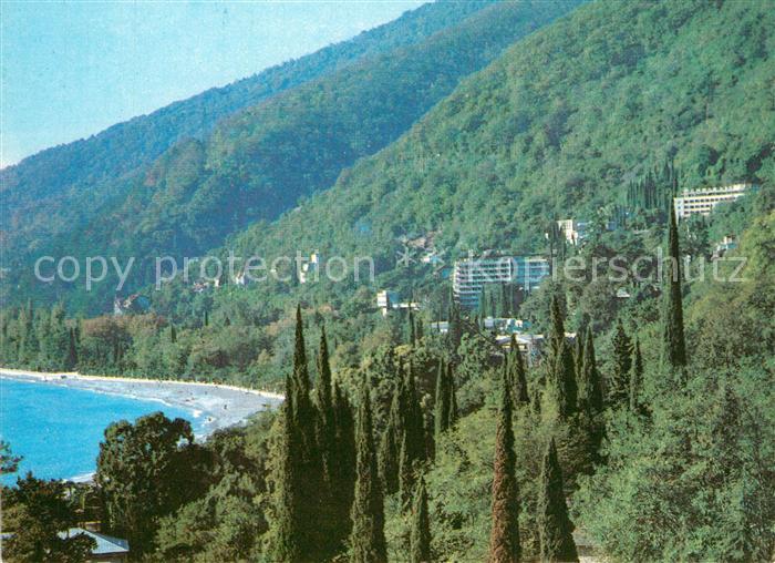 Gagra Blick auf Gagara