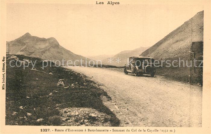 Barcelonnette Sommet du Col de la Cayolle