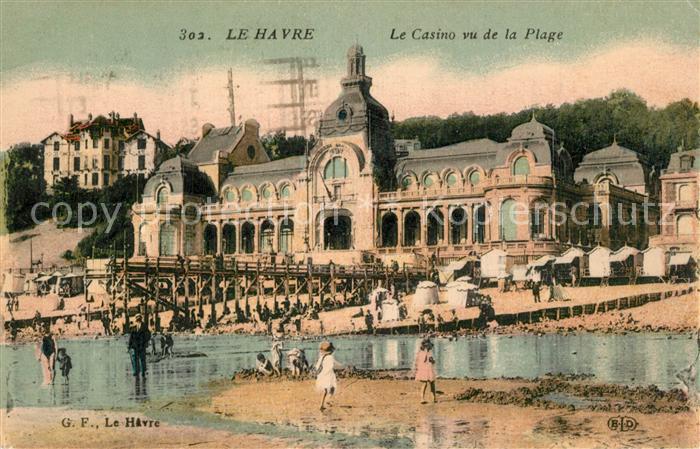 Le Havre Le Casino vue de la Plage