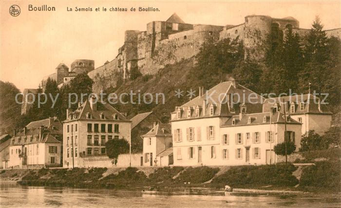 Bouillon Le La Semois et le chateau de Boullion