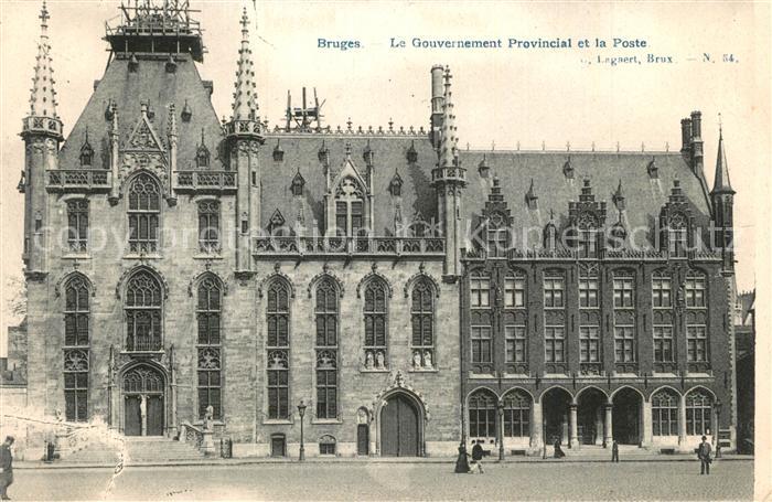 Bruges BRUGGE Belgie Le Gouvernement Provincial et la Poste