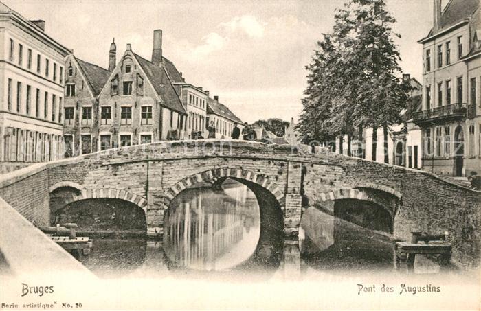 Bruges BRUGGE Belgie Pont des Augustins