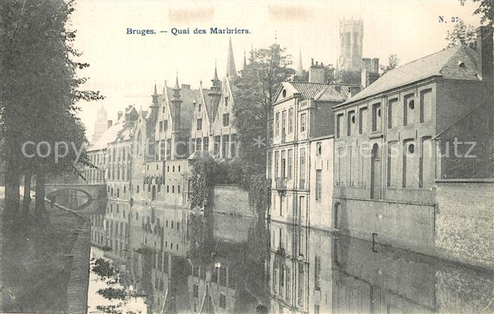 Bruges BRUGGE Belgie Quai des Marbriers
