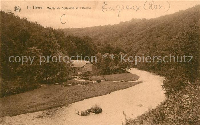 Le Herou Liege Moulin de Spitanche et l'Ourthe