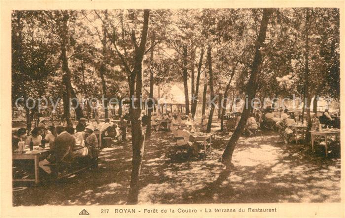 Royan 17 Foret de la Coubre La terrasse du Restaurant