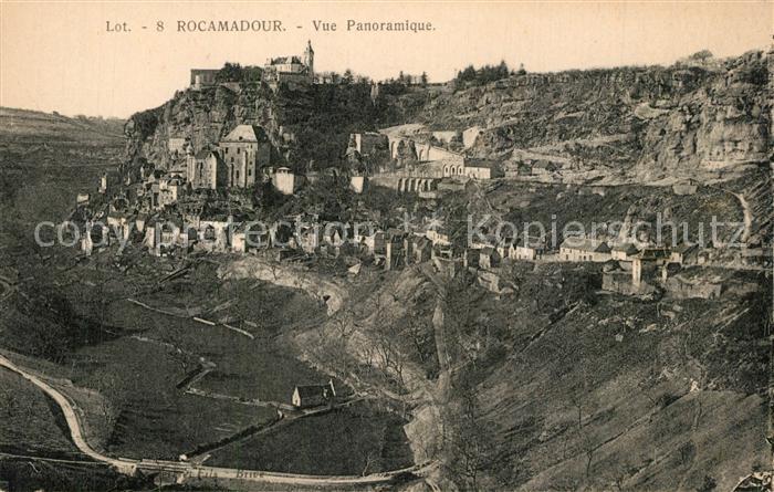 Rocamadour Vue panoramique