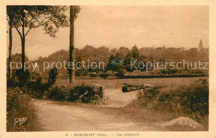Domfront Orne Vue generale