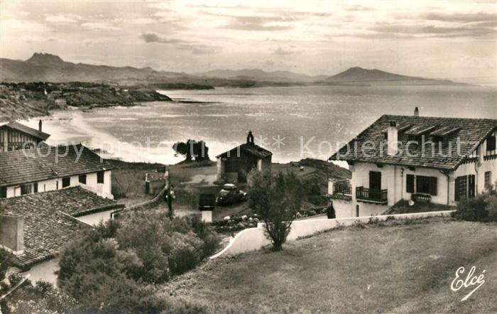 Bidart La Chapelle des Marins et la Cote vers Guethary