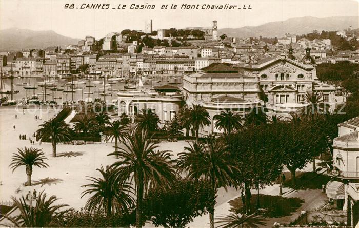 Cannes Alpes-Maritimes Le Casino et le Mont Chevalier