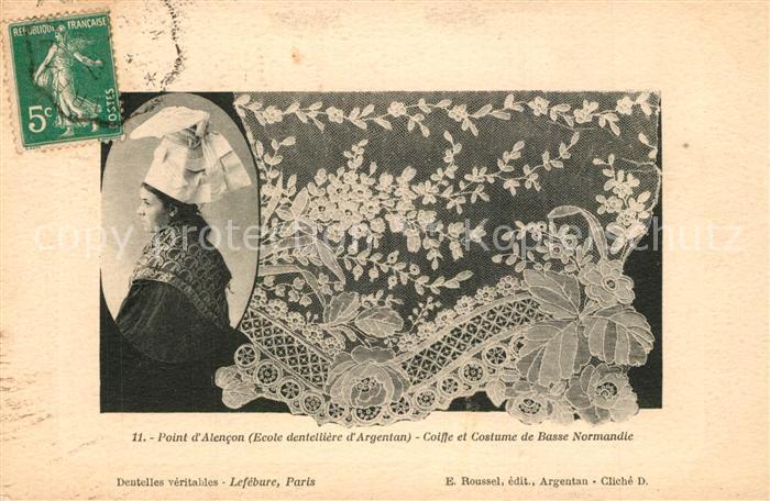 Alencon Pont d’Alencon Coiffe et Costume de Basse Normandie