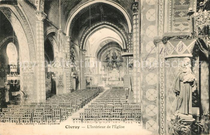 Civray Vienne Interieur de l'Eglise