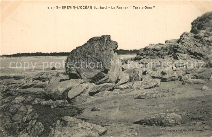 Saint-Brevin-l Ocean Loire Atlantique Le Rocher Tete d Ours