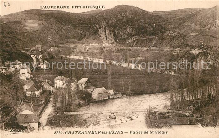 Chateauneuf-les-Bains Vallee de la Sioule