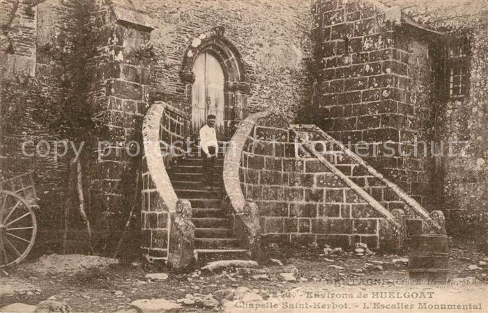 Huelgoat Chapelle Saint Herbot l’Escalier Monumental