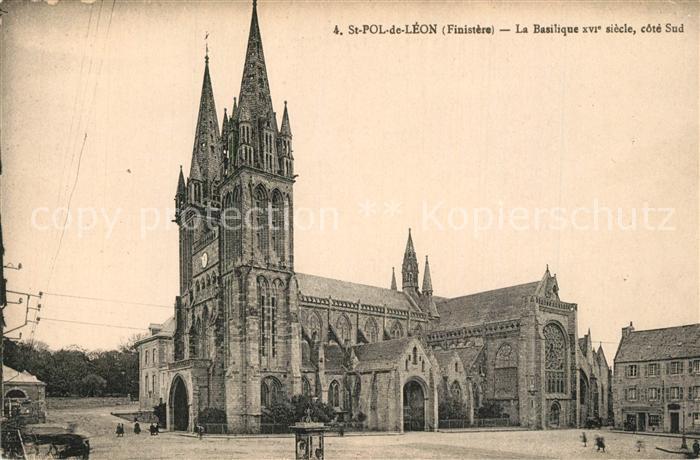 Saint-Pol-de-Leon La Basilique Cote Sud
