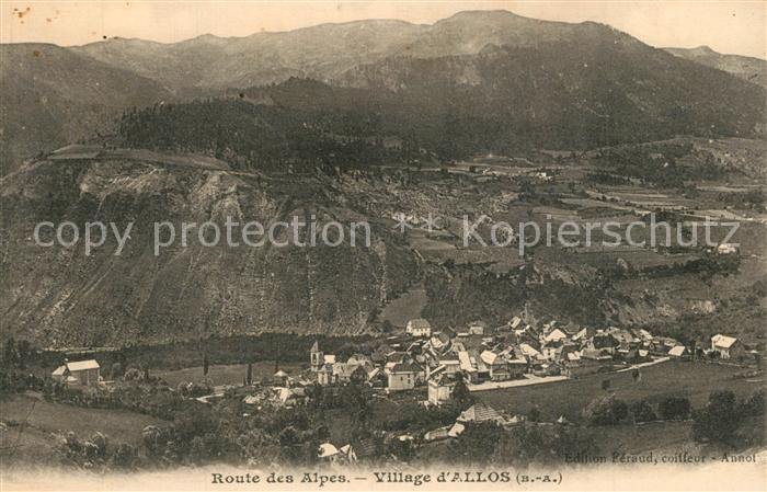 Allos Lac Montagne Panorama Route des Alpes