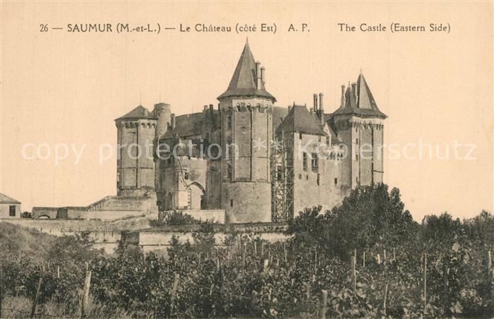 Saumur Le Chateau cote Est