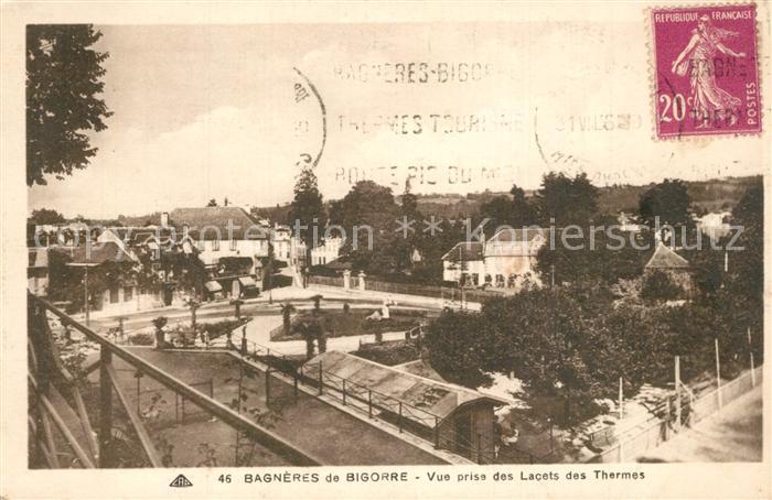 Bagneres-de-Bigorre Vue prise des Lacets des Thermes