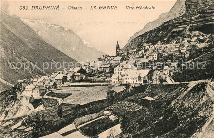 Dauphine Oisans La Grave Vue Generale