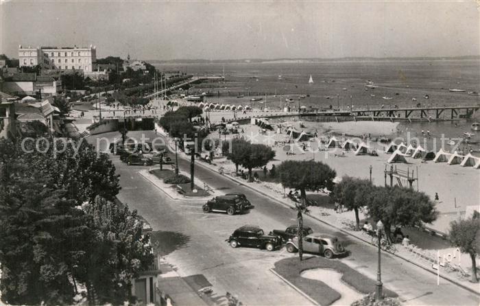 Arcachon Gironde Vue generale du Boulevard Promenade