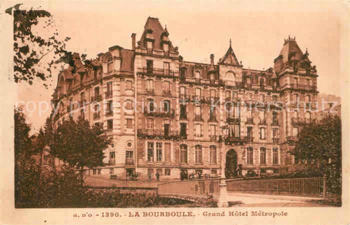 La Bourboule Grand Hotel Metropole