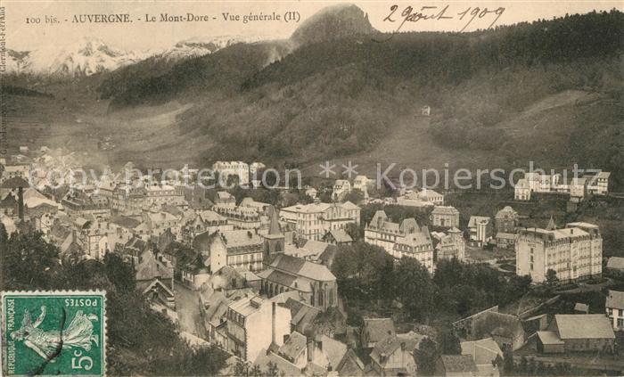 Le Mont-Dore Puy de Dome Vue generale