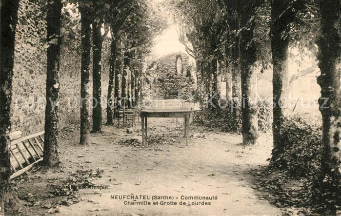 Neufchatel-en-Saosnois Carmille et Grotte de Lourdes