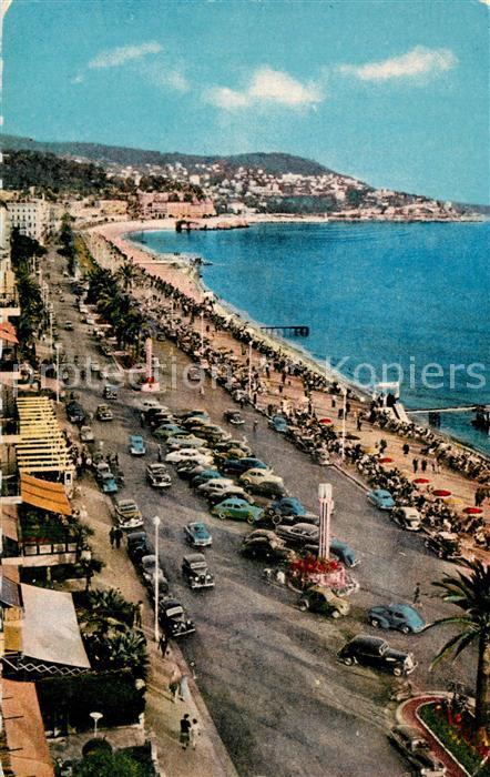 Nice Alpes Maritimes La Promenade des Anglais et le Mont Boron