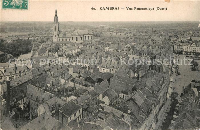 Cambrai Vue panoramique aerienne