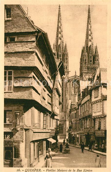 Quimper Vieillis Maisons de la Rue Kereon