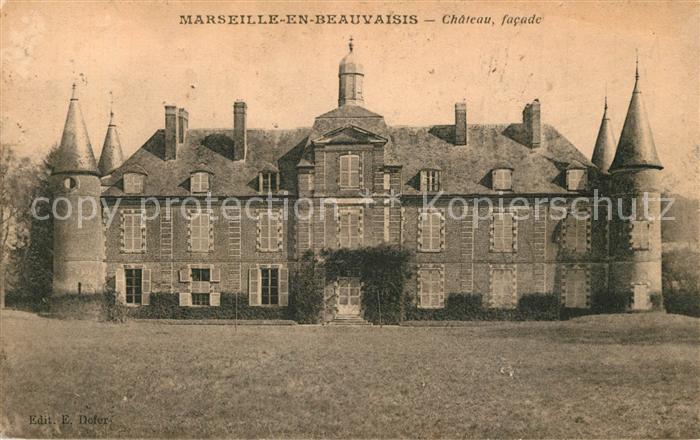 Marseille-en-Beauvaisis Chateau facade