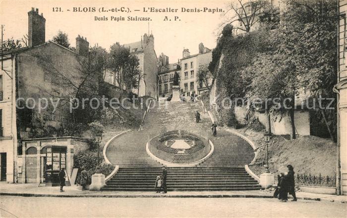 Blois 41 Escalier Denis Papin