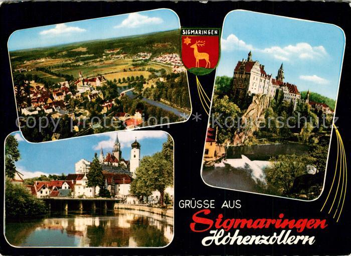 Sigmaringen Panorama Schloss Flusspartie