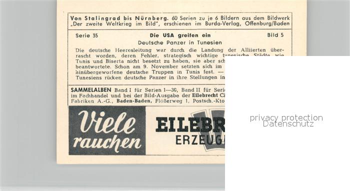 Panzer Tank Char d Assaut Militaria-- WK2 Von Stalingrad bis N?rnberg Die USA gr – Bild 2