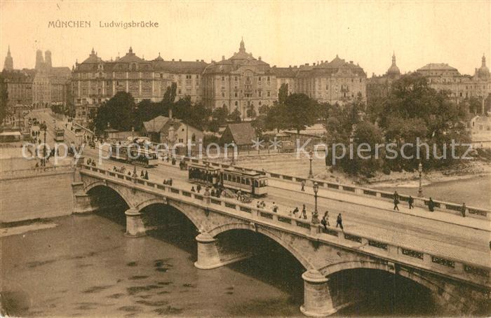 Strassenbahn M?nchen Ludwigsbr?cke