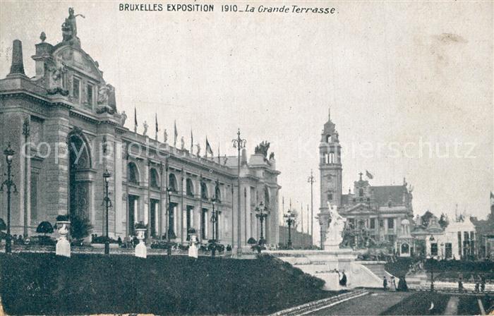 Exposition Bruxelles 1910 Grande Terrasse