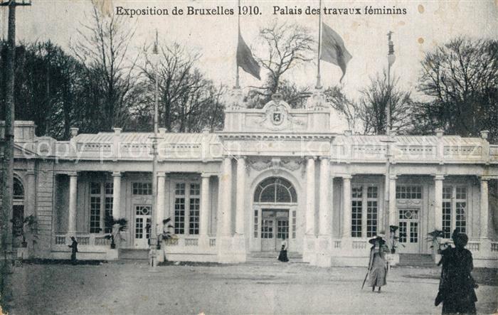 Exposition Bruxelles 1910 Palais des Travaux Feminins
