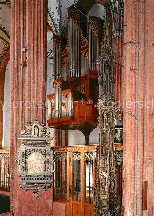 Kirchenorgel L?beck St. Marien Totentanzorgel Sakramentshaus