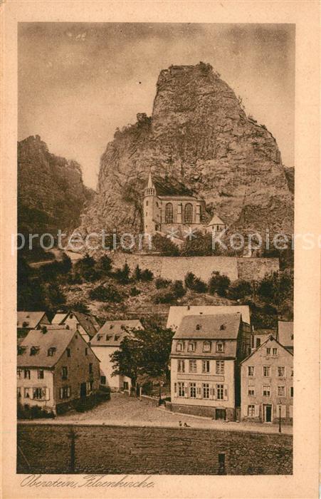 Oberstein Nahe Blick zur Felsenkirche